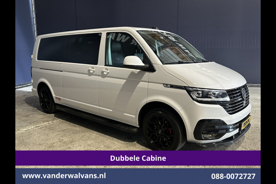 Volkswagen Transporter 2.0 TDI 150pk Automaat L2H1 BULLI Dubbele Cabine Euro6 Airco | 5-Zits | Camera | Navigatie | Apple Carplay LED, Android Auto, Adaptieve Cruisecontrol, LM Velgen, Leder, 2500kg Trekhaak, Parkeersensoren, Verwarmde voorruit