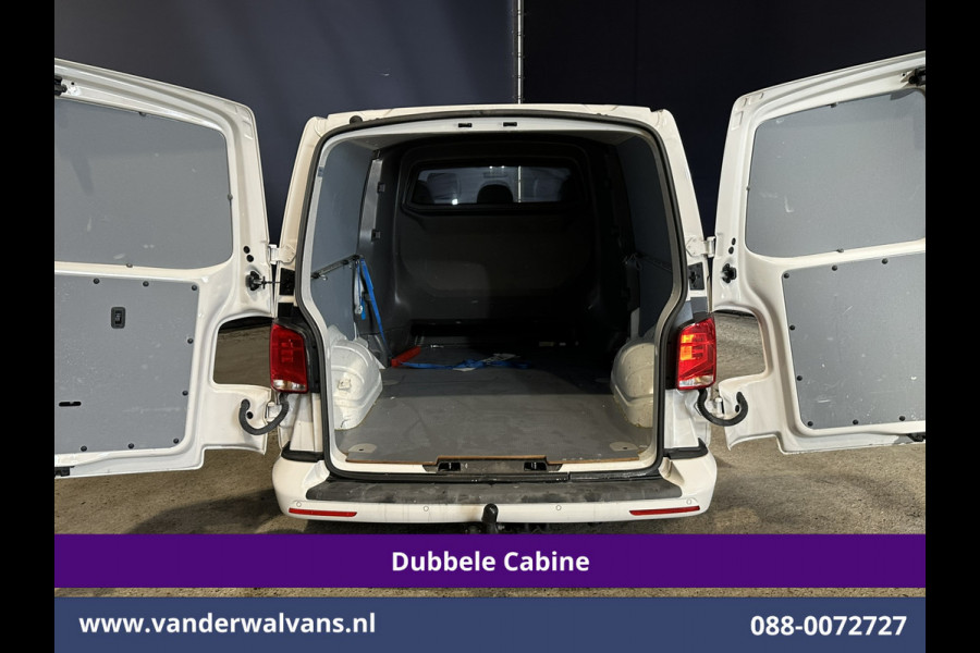 Volkswagen Transporter 2.0 TDI 150pk Automaat L2H1 BULLI Dubbele Cabine Euro6 Airco | 5-Zits | Camera | Navigatie | Apple Carplay LED, Android Auto, Adaptieve Cruisecontrol, LM Velgen, Leder, 2500kg Trekhaak, Parkeersensoren, Verwarmde voorruit