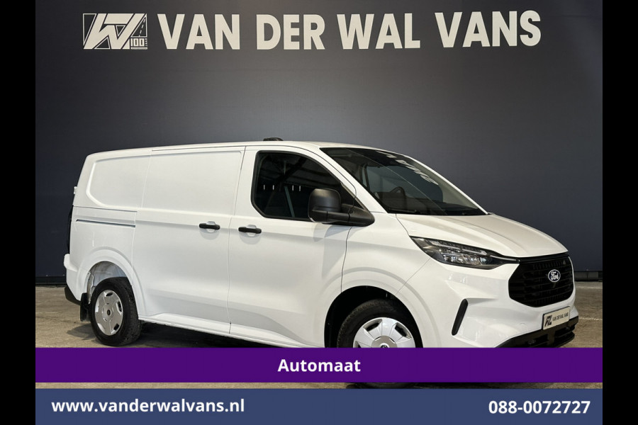 Ford Transit Custom 2.0 TDCI 136pk Automaat L1H1 Euro6 Airco | Camera | Apple Carplay | LED | Cruisecontrol | 2470kg Trekhaak Android Auto, Verwarmde voorruit, Parkeersensoren, Bijrijdersbank