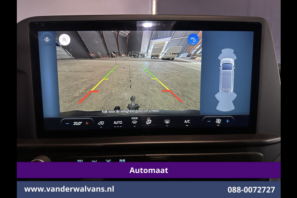Ford Transit Custom 2.0 TDCI 136pk Automaat L1H1 Euro6 Airco | Camera | Apple Carplay | LED | Cruisecontrol | 2470kg Trekhaak Android Auto, Verwarmde voorruit, Parkeersensoren, Bijrijdersbank