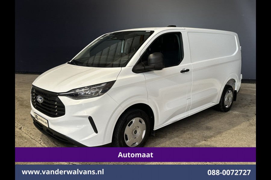 Ford Transit Custom 2.0 TDCI 136pk Automaat L1H1 Euro6 Airco | Camera | Apple Carplay | LED | Cruisecontrol | 2470kg Trekhaak Android Auto, Verwarmde voorruit, Parkeersensoren, Bijrijdersbank