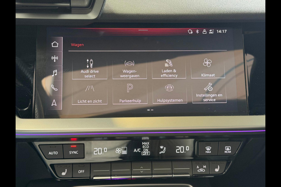 Audi A3 Sportback 40 TFSI e S-Line, Pano, Camera, carplay, Stoelverwarming, Elektrische achterklep,