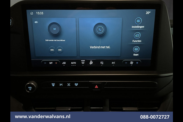 Ford Transit Custom 2.0 TDCI 136pk L2H1 Euro6 Airco | Camera | LED | Apple Carplay | Cruisecontrol Android Auto, Verwarmde voorruit, Parkeersensoren, Bijrijdersbank, 2740kg trekvermogen