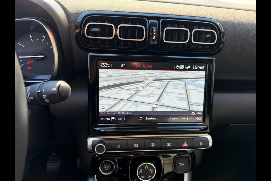 Citroën C3 Aircross 1.2 PureTech Shine Pack - Navigatie / Apple CarPlay I Airco I Leer I Sport velgen I LED I PDC I Dealer onderh.