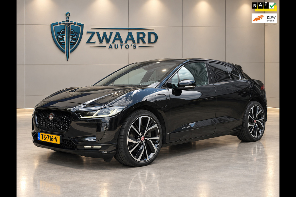Jaguar I-PACE EV400 First Edition HSE 90 kWh l 84% SOH l Performance Stoelen l 22" velgen l Pano l Alcantara Stuur l Meridian
