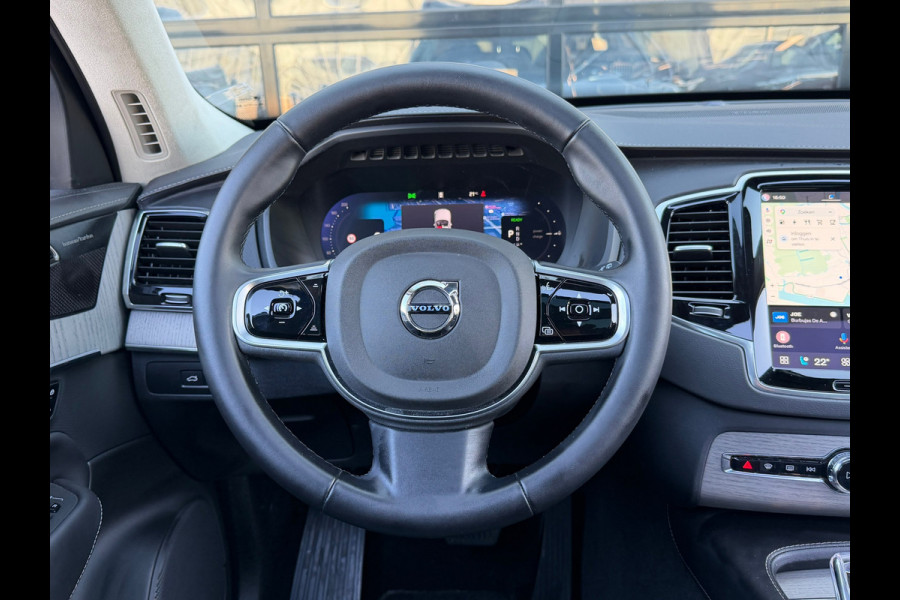 Volvo XC90 2.0 T8 Recharge AWD Ultra Dark | SOH 95% | Massage | Luchtvering | Alcantara | Trekhaak | BTW
