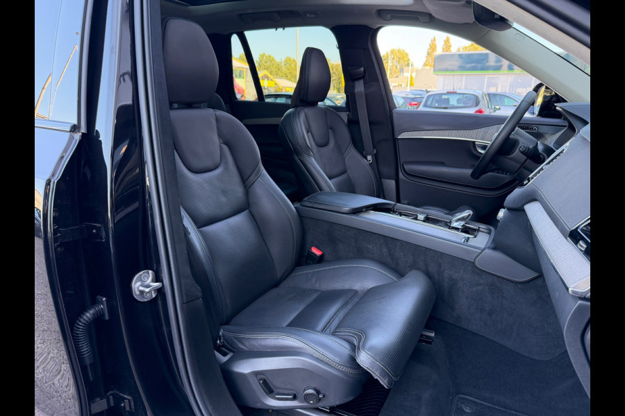 Volvo XC90 2.0 T8 Recharge AWD Ultra Dark | SOH 95% | Massage | Luchtvering | Alcantara | Trekhaak | BTW