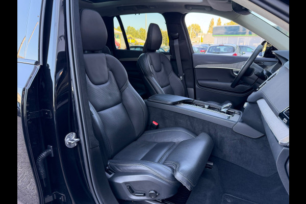 Volvo XC90 2.0 T8 Recharge AWD Ultra Dark | SOH 95% | Massage | Luchtvering | Alcantara | Trekhaak | BTW