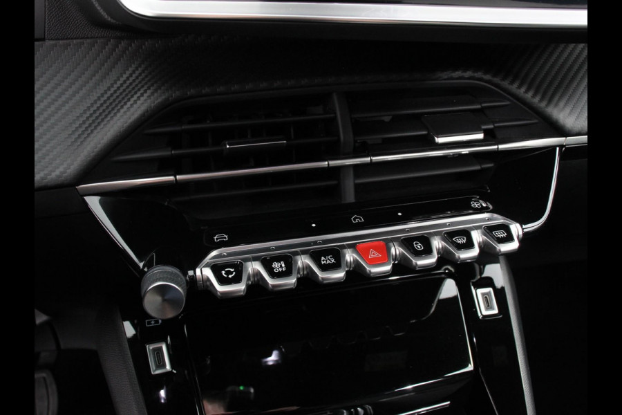 Peugeot 2008 1.2 Hybrid 136 pk Automaat Allure Navigatie Apple Carplay/Android Auto Climate Control Dab Led Parkeer sensoren Cruise Control Stoelverwarming