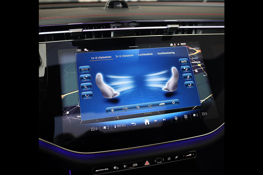 Mercedes-Benz E-Klasse AMG 53 4MATIC+ Night Edition / Hyperscreen / Head Up / Burmester4D / 360 Camera / 4W Sturing / Pano