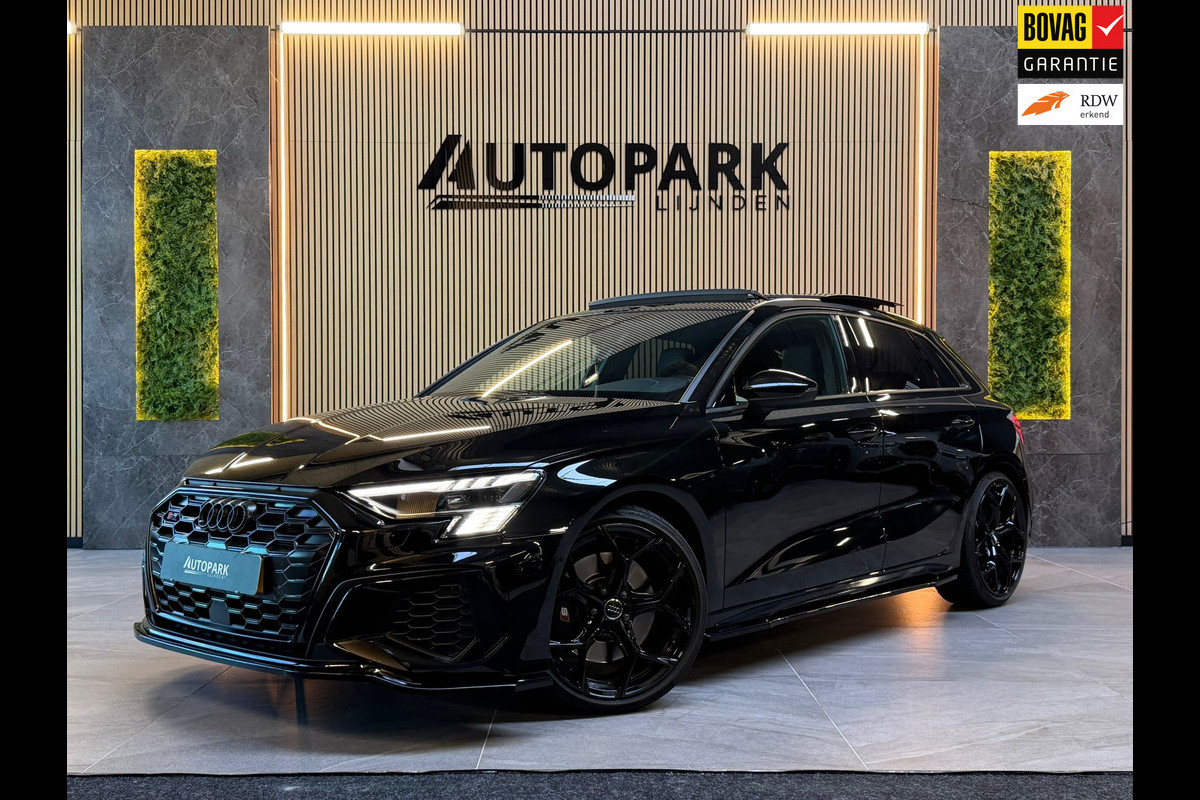 Audi S3 Sportback 2.0 TFSI S3 quattro |PANORAMADAK|MATRIXLED|310PK|DEALER ONDERHOUDEN|SFEERVERLICHTING|CARPLAY|CAMERA|VOL!