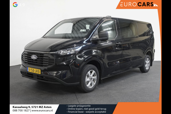 Ford Transit Custom 300 2.0 TDCI L2H1 Trend Dubbele Cabine Nieuw Model Trekhaak Navigatie Apple CarPlay Android Auto Camera Parkeerhulp Adaptive Cruise Control Climate Control Lichtmetalen velgen