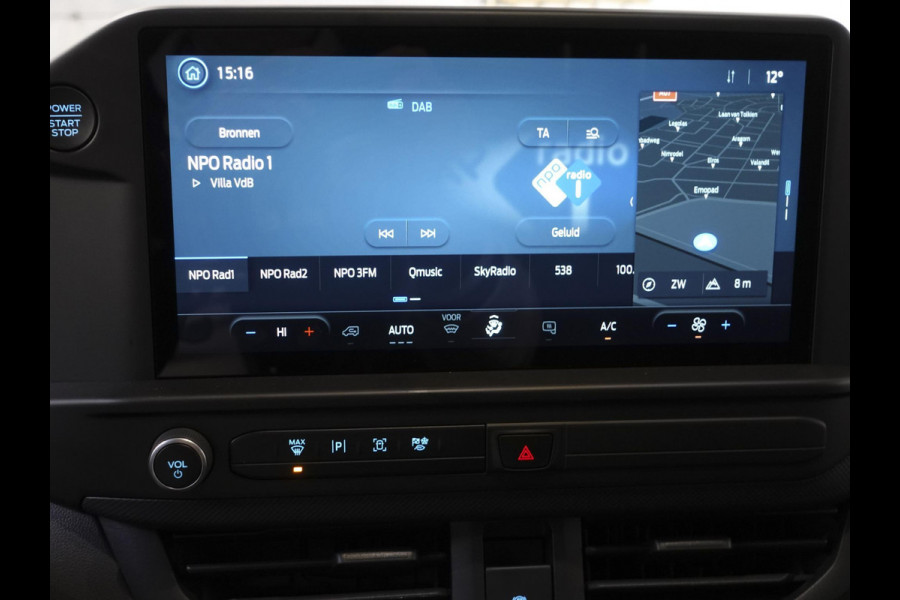 Ford Transit Custom 300 2.0 TDCI L2H1 Trend Dubbele Cabine Nieuw Model Trekhaak Navigatie Apple CarPlay Android Auto Camera Parkeerhulp Adaptive Cruise Control Climate Control Lichtmetalen velgen