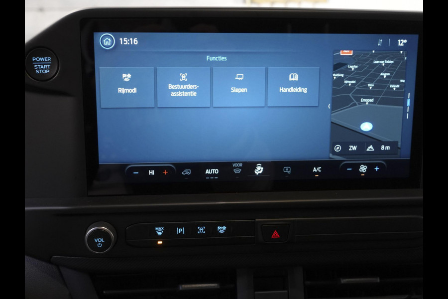 Ford Transit Custom 300 2.0 TDCI L2H1 Trend Dubbele Cabine Nieuw Model Trekhaak Navigatie Apple CarPlay Android Auto Camera Parkeerhulp Adaptive Cruise Control Climate Control Lichtmetalen velgen