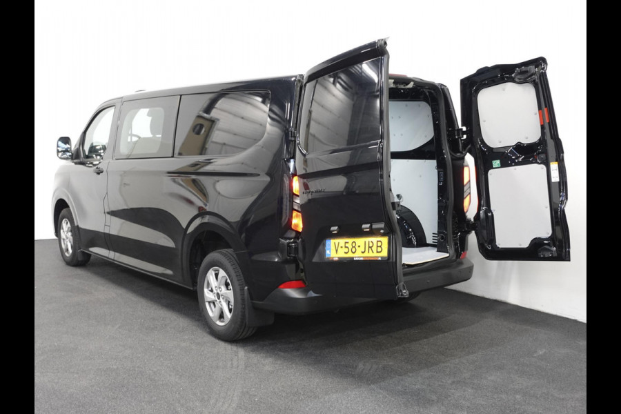 Ford Transit Custom 300 2.0 TDCI L2H1 Trend Dubbele Cabine Nieuw Model Trekhaak Navigatie Apple CarPlay Android Auto Camera Parkeerhulp Adaptive Cruise Control Climate Control Lichtmetalen velgen