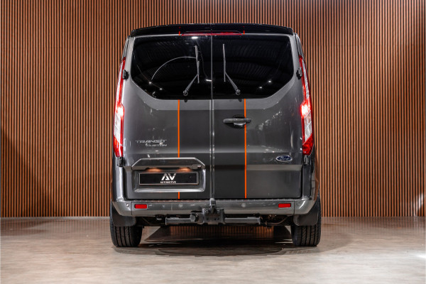 Ford Transit Custom 300 2.0 TDCI 170 PK L2H1 Limited DC | ACC | Elek stoelen | Lederen bekleding | Navigatie | CarPlay | Camera | Trekhaak | Orig. NL auto | Nieuwe APK