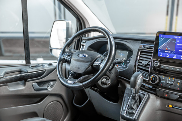 Ford Transit Custom 300 2.0 TDCI 170 PK L2H1 Limited DC | ACC | Elek stoelen | Lederen bekleding | Navigatie | CarPlay | Camera | Trekhaak | Orig. NL auto | Nieuwe APK