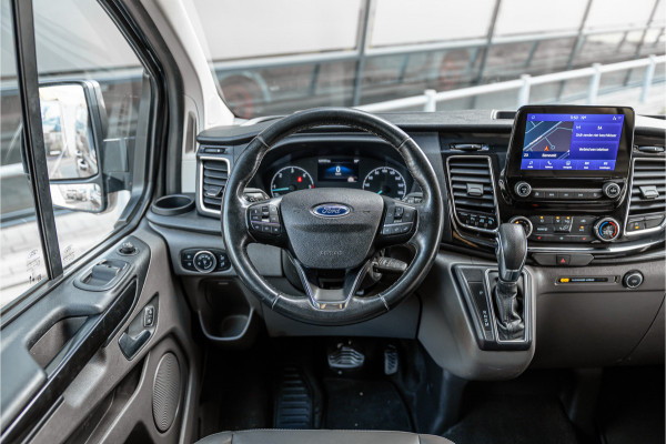 Ford Transit Custom 300 2.0 TDCI 170 PK L2H1 Limited DC | ACC | Elek stoelen | Lederen bekleding | Navigatie | CarPlay | Camera | Trekhaak | Orig. NL auto | Nieuwe APK