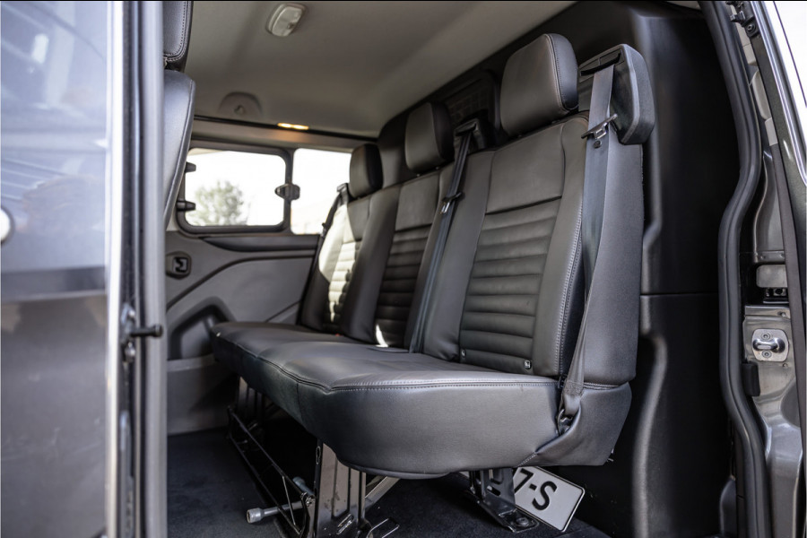 Ford Transit Custom 300 2.0 TDCI 170 PK L2H1 Limited DC | ACC | Elek stoelen | Lederen bekleding | Navigatie | CarPlay | Camera | Trekhaak | Orig. NL auto | Nieuwe APK