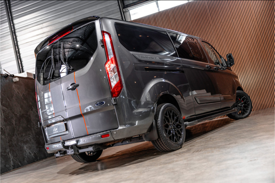 Ford Transit Custom 300 2.0 TDCI 170 PK L2H1 Limited DC | ACC | Elek stoelen | Lederen bekleding | Navigatie | CarPlay | Camera | Trekhaak | Orig. NL auto | Nieuwe APK