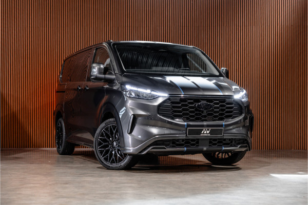 Ford Transit Custom 320 2.0 TDCI 170 PK Sport AWD | ACC | 360 Camera | Trekhaak | Blind Spot | Elek stoelen | CarPlay | Camera | Stoelverwarming | DAB | 3-Zitter | Dealer onderhouden | BPM Vrij