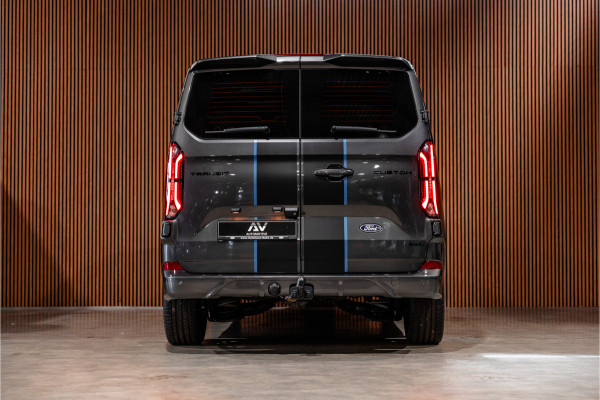 Ford Transit Custom 320 2.0 TDCI 170 PK Sport AWD | ACC | 360 Camera | Trekhaak | Blind Spot | Elek stoelen | CarPlay | Camera | Stoelverwarming | DAB | 3-Zitter | Dealer onderhouden | BPM Vrij