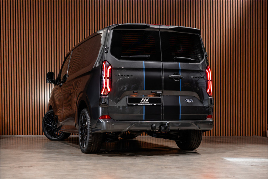 Ford Transit Custom 320 2.0 TDCI 170 PK Sport AWD | ACC | 360 Camera | Trekhaak | Blind Spot | Elek stoelen | CarPlay | Camera | Stoelverwarming | DAB | 3-Zitter | Dealer onderhouden | BPM Vrij