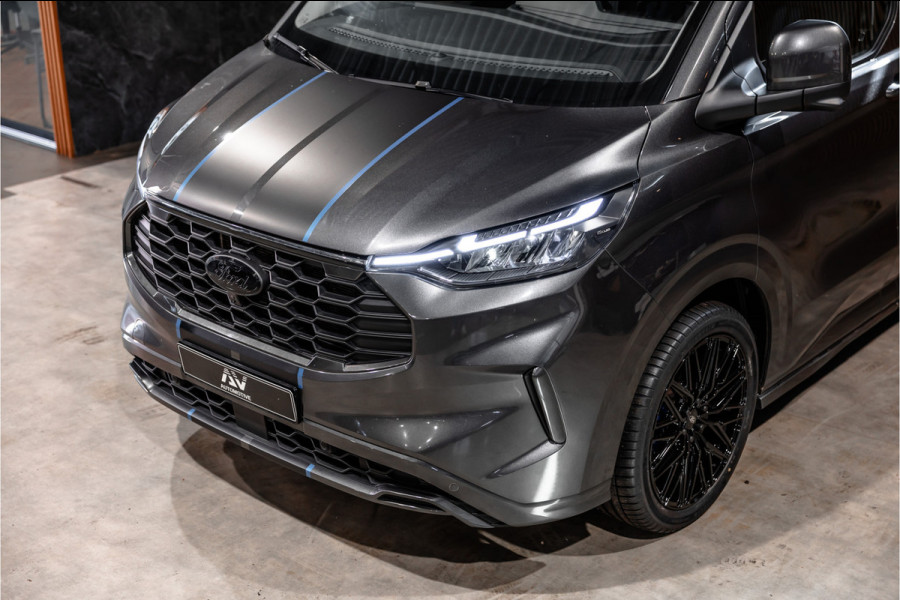 Ford Transit Custom 320 2.0 TDCI 170 PK Sport AWD | ACC | 360 Camera | Trekhaak | Blind Spot | Elek stoelen | CarPlay | Camera | Stoelverwarming | DAB | 3-Zitter | Dealer onderhouden | BPM Vrij