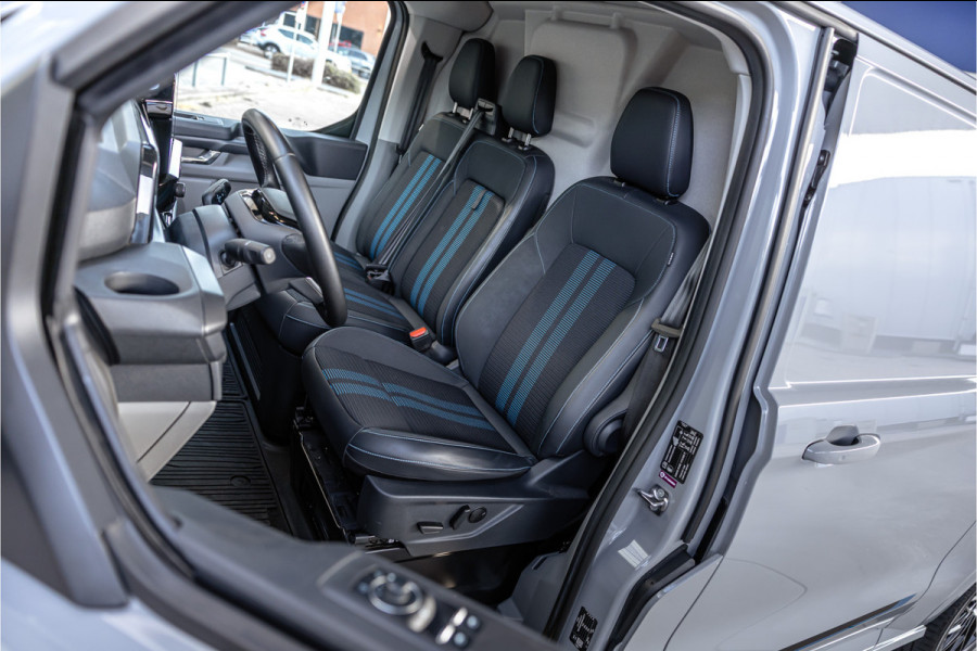 Ford Transit Custom 300 2.0 TDCI L2H1 Sport | L+R Schuifdeur | Bang & Olufsen | ACC | Blind Spot | Elek stoelen | CarPlay | Navigatie | LED | DAB | Stoelverwarming | Trekhaak | Dealer onderhouden | Verlengde fabrieksgarantie | BPM Vrij