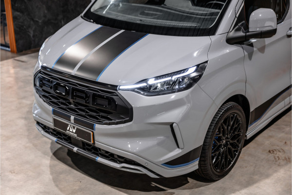 Ford Transit Custom 300 2.0 TDCI L2H1 Sport | L+R Schuifdeur | Bang & Olufsen | ACC | Blind Spot | Elek stoelen | CarPlay | Navigatie | LED | DAB | Stoelverwarming | Trekhaak | Dealer onderhouden | Verlengde fabrieksgarantie | BPM Vrij