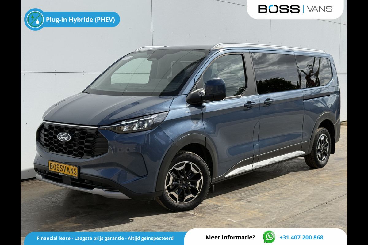 Ford Tourneo Custom 233PK PHEV Prijs Incl. BPM Excl. BTW Automaat 8-Personen Automaat LED B&O Audio Lichtmetalen Velgen PDC Carplay Camera Parkeersensoren Cruise Control