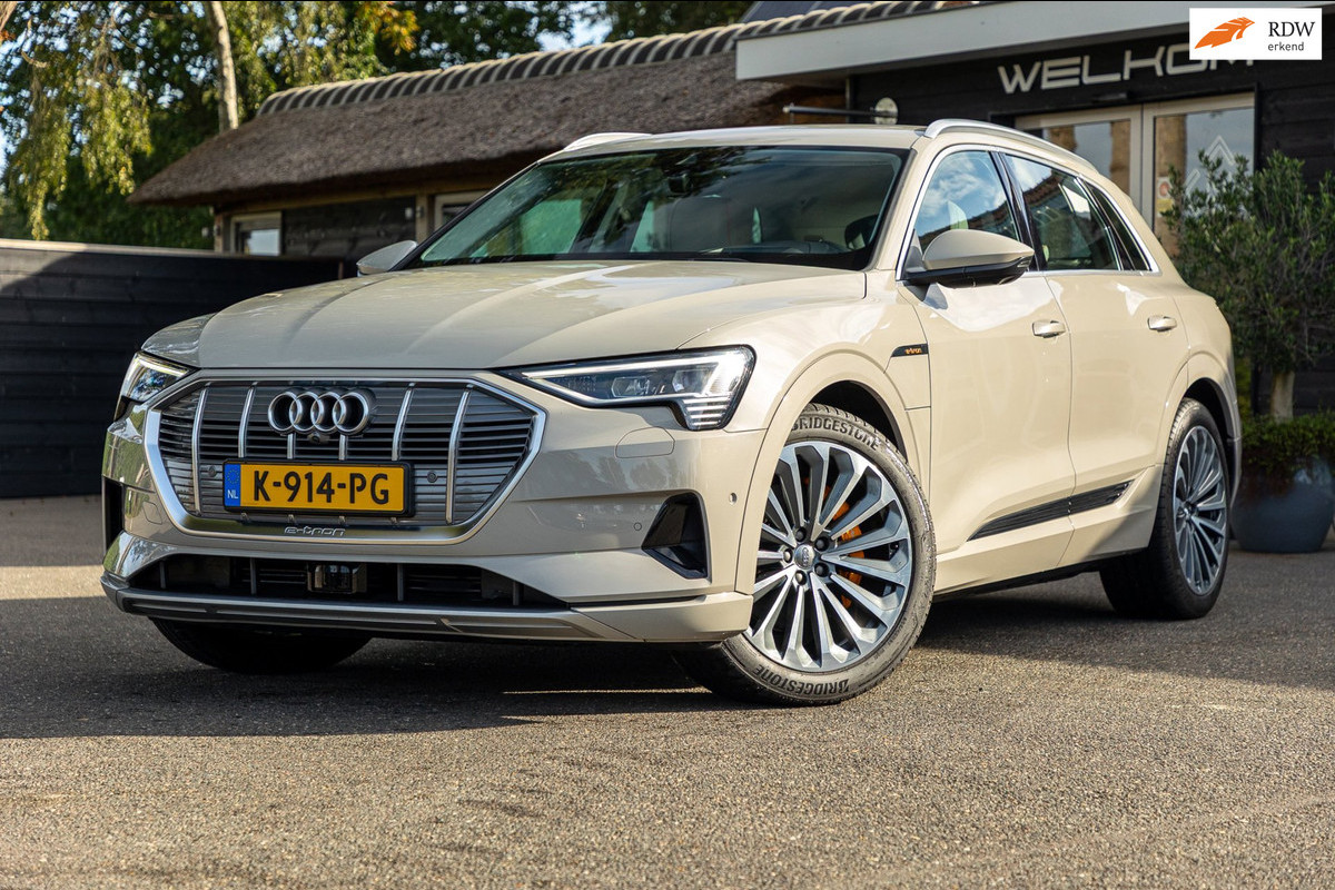 Audi e-tron E-tron 55 quattro advanced Pro Line Plus 95 kWh Soh 95% I Siambiege I Luchtvering I Stoelkoeling & verwarming I B&O