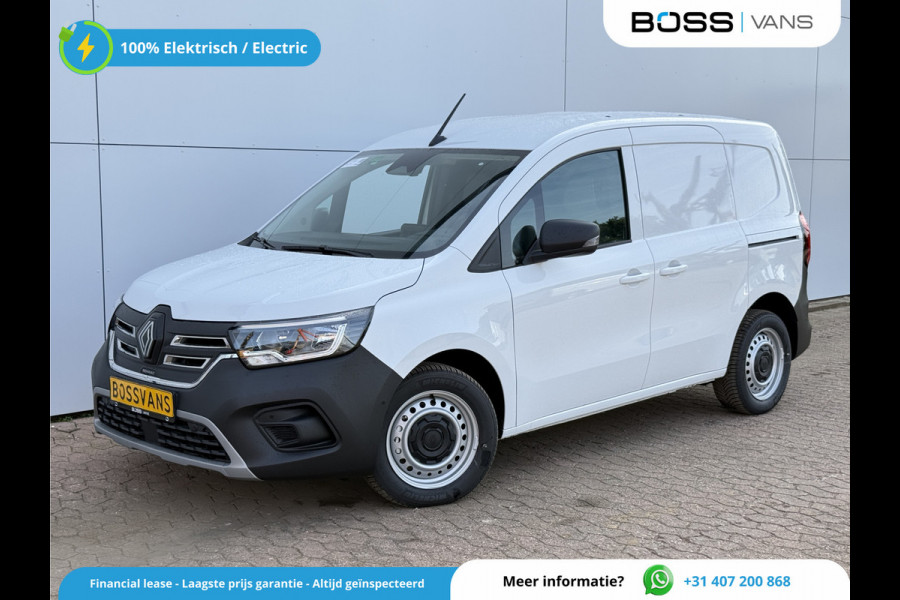 Renault Kangoo e-Tech 45kWh 122PK Nieuw! Elektrisch 300km WLTP Dubbele Schuifdeur LED Airco Carplay Cruise Control Camera Parkeersensoren v+a
