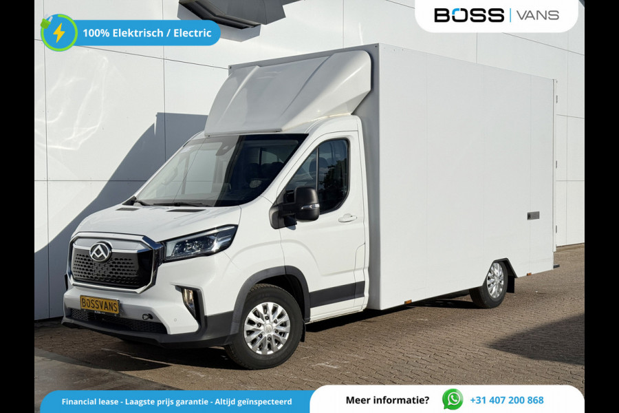 Maxus eDeliver 9 65 kWh Elektrisch L4 172km WLTP Bakwagen LED Airco Adaptieve Cruise Camera Carplay Parkeersensoren Foodtruck Meubelbak Paardenwagen