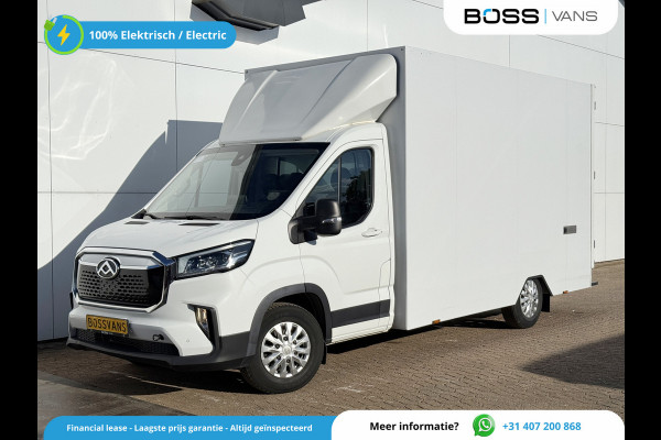 Maxus eDeliver 9 65 kWh Elektrisch L4 172km WLTP Bakwagen LED Airco Adaptieve Cruise Camera Carplay Parkeersensoren Foodtruck Meubelbak Paardenwagen