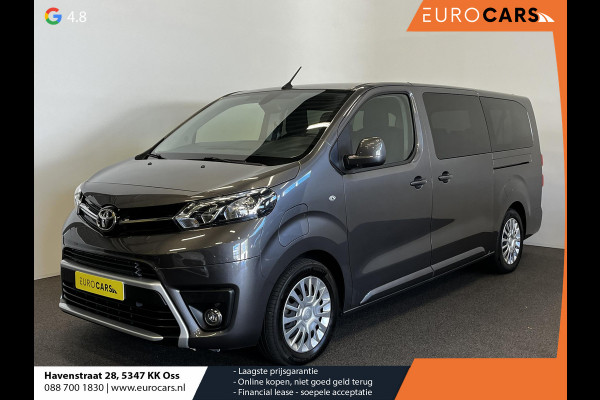 Toyota PROACE Electric Shuttle Long Extra Range Cool 75 kWh 9persoons PERSONENBUS Navigatie Apple Carplay/Android Auto Parkeersensoren Cruise Control Lichtmetalen velgen Getinte ramen Airco