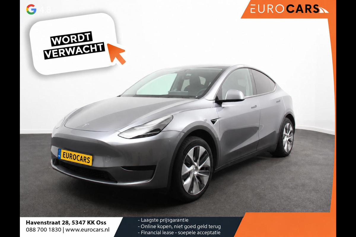 Tesla Model Y Long Range AWD 75 kWh Climate control Adaptieve cruise control Achteruitrijcamera Panoramadak Keyless Stuurverwarming Stoelverwarming LED Navigatie Parkeersensoren