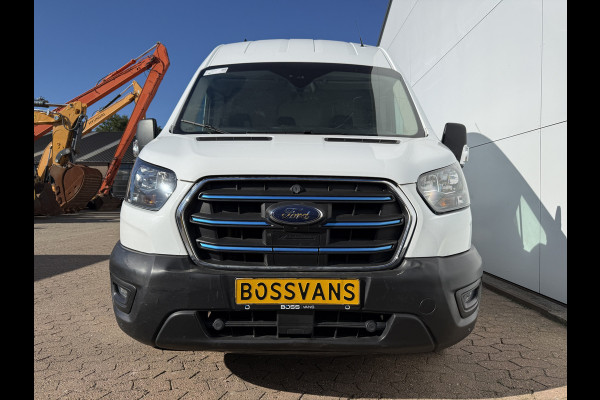 Ford E-Transit 68kWh 184PK L4H3 317km WLTP 93.7% (SOH) BEV Snelladen Carplay Climate control 360° Camera Parkeersensoren v+a Stoelverwarming