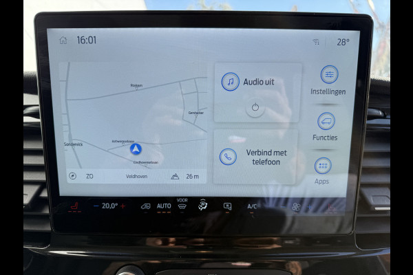 Ford E-Transit 68kWh 184PK L4H3 317km WLTP 93.7% (SOH) BEV Snelladen Carplay Climate control 360° Camera Parkeersensoren v+a Stoelverwarming