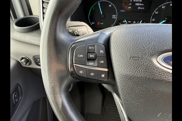 Ford E-Transit 68kWh 184PK L4H3 317km WLTP 93.7% (SOH) BEV Snelladen Carplay Climate control 360° Camera Parkeersensoren v+a Stoelverwarming