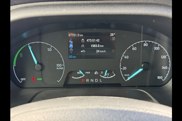Ford E-Transit 68kWh 184PK L4H3 317km WLTP 93.7% (SOH) BEV Snelladen Carplay Climate control 360° Camera Parkeersensoren v+a Stoelverwarming