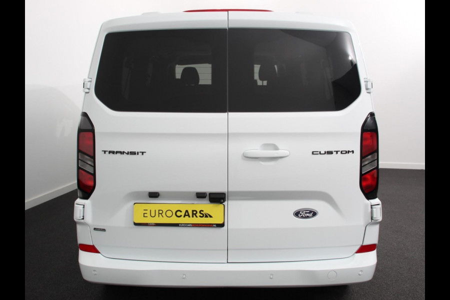 Ford Transit Custom 340 2.5 Automaat PHEV L2H1 Limited 9 PERS Navigatie Apple CarPlay Android Auto Camera Parkeerhulp Adaptive Cruise Control Dodehoekdetectie Stoel- en stuurverwarming Full Led Climate Control Lichtmetalen velgen
