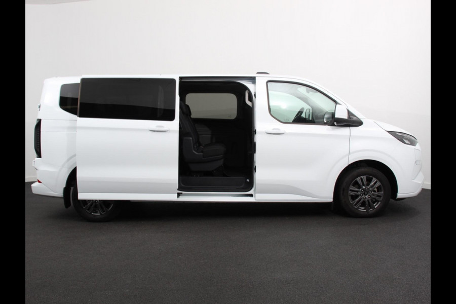 Ford Transit Custom 340 2.5 Automaat PHEV L2H1 Limited 9 PERS Navigatie Apple CarPlay Android Auto Camera Parkeerhulp Adaptive Cruise Control Dodehoekdetectie Stoel- en stuurverwarming Full Led Climate Control Lichtmetalen velgen