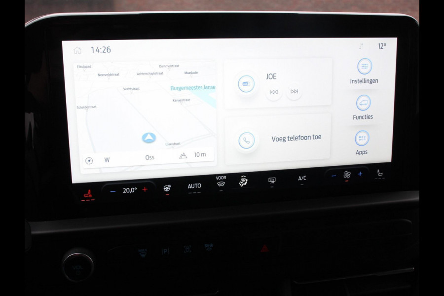 Ford Transit Custom 340 2.5 Automaat PHEV L2H1 Limited 9 PERS Navigatie Apple CarPlay Android Auto Camera Parkeerhulp Adaptive Cruise Control Dodehoekdetectie Stoel- en stuurverwarming Full Led Climate Control Lichtmetalen velgen