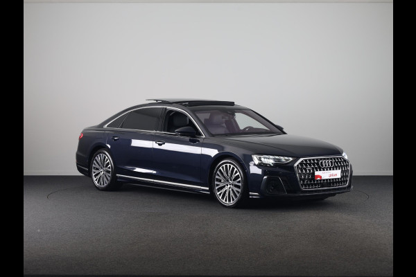 Audi A8 60 TFSI e quattro Lang 462pk | Panoramadak | Ventilatie + massage voor en achter | HUD | Luchtvering |