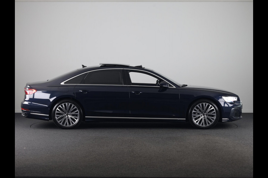 Audi A8 60 TFSI e quattro Lang 462pk | Panoramadak | Ventilatie + massage voor en achter | HUD | Luchtvering |