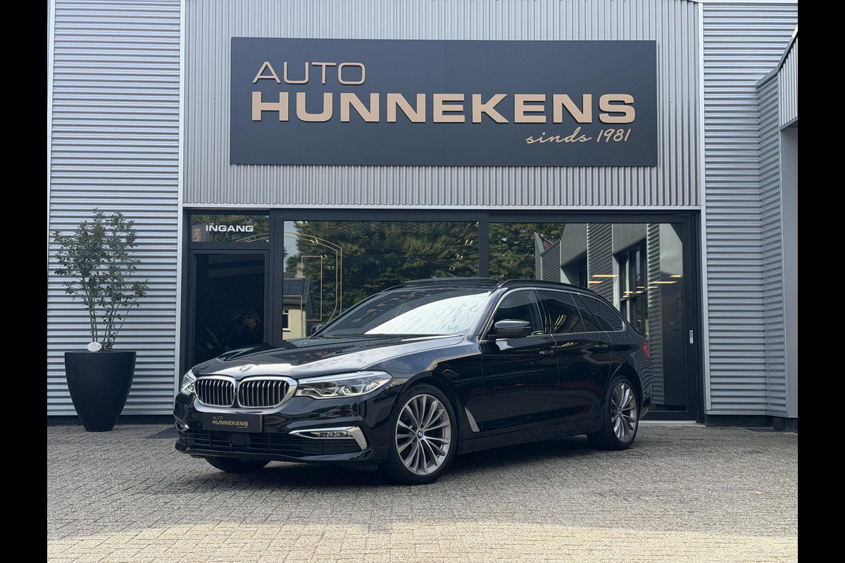 BMW 5 Serie Touring 520i High Executive Open dak | Adapt. cruise | 360 camera | Head-up | Stoelverwarming | Carplay |