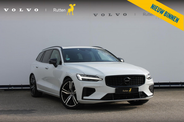 Volvo V60 T6 340pk automaat Recharge AWD R-Design Panoramich schuif kanteldak / Semi elektrisch wegklapbare trekhaak / Adaptieve cruise control