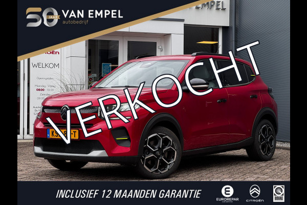 Citroën ë-C3 Max 113pk 44 kWh | 3 Fase | 95% SOH | Camera | Navigatie | Climate Control
