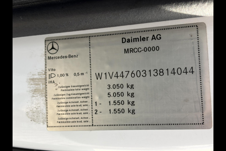 Mercedes-Benz Vito 116 CDI Lang*2X SCHUIF*KLEP*CRUISE*ECC*NAVI*